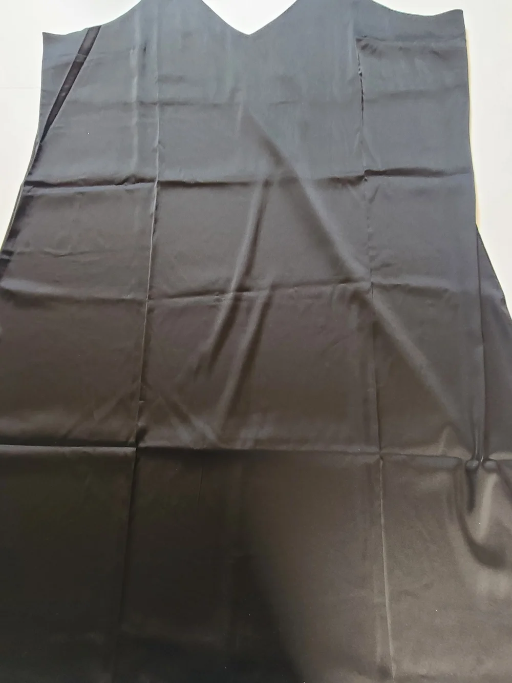 The Drop Elegant Black Satin Slip Dress w Adjustable  Spaghetti Straps Women 4X - Picture 11 of 11